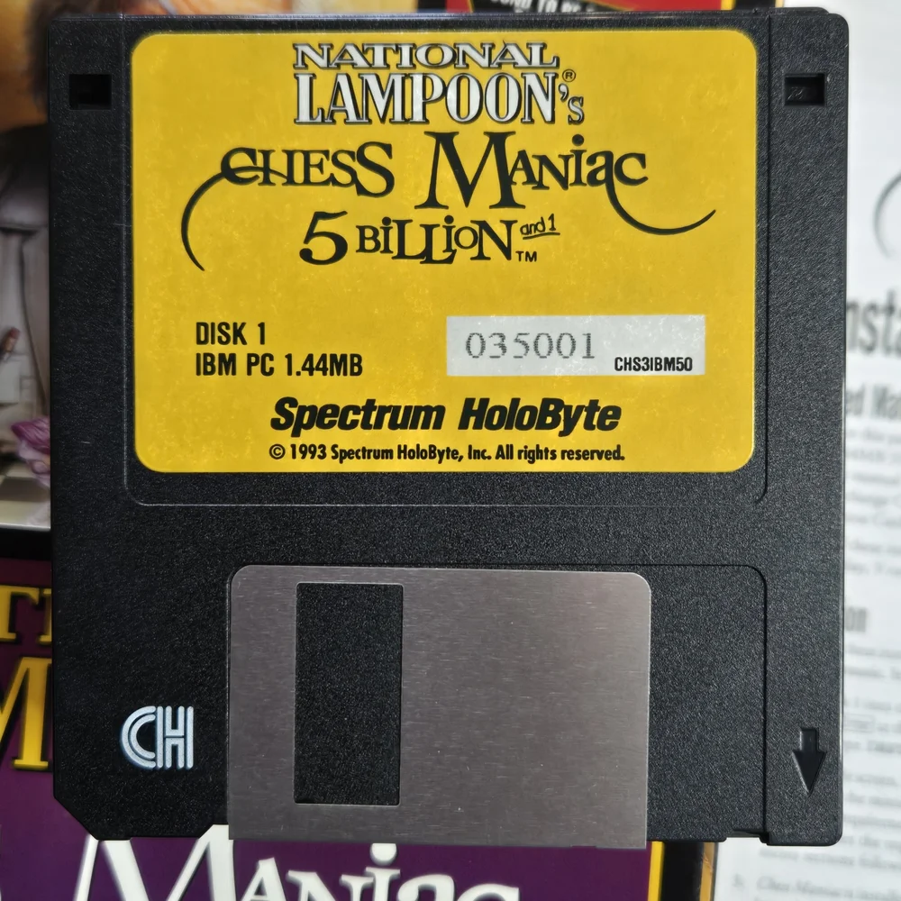 National Lampoon’s Chess Maniac 5 Billion and 1 – Complete IBM PC Edition (1993)